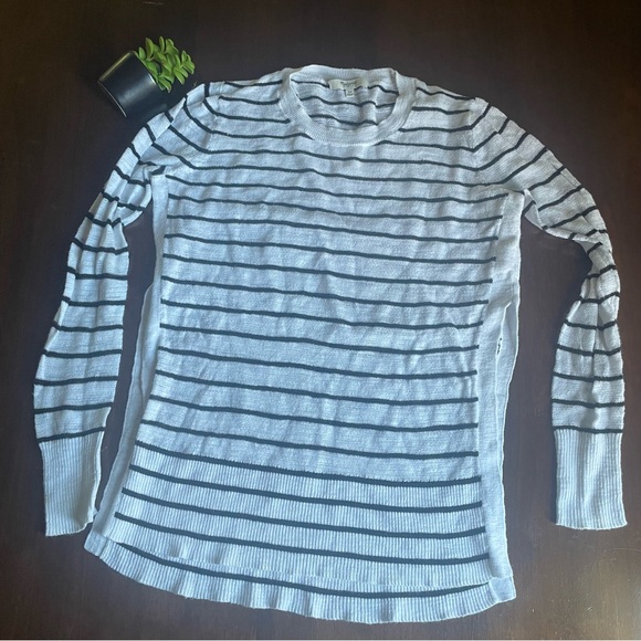 Madewell Sunview Striped Summer Crewneck Sweater Size XS - Picture 2 of 9